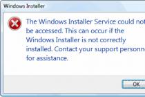 Errors when installing programs from the Windows Installer package "